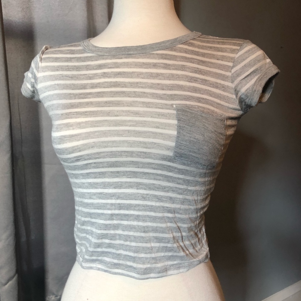Striped crop top